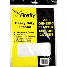 Firefly A4 Slip-On Book covers - 75 Micron - 10 pack